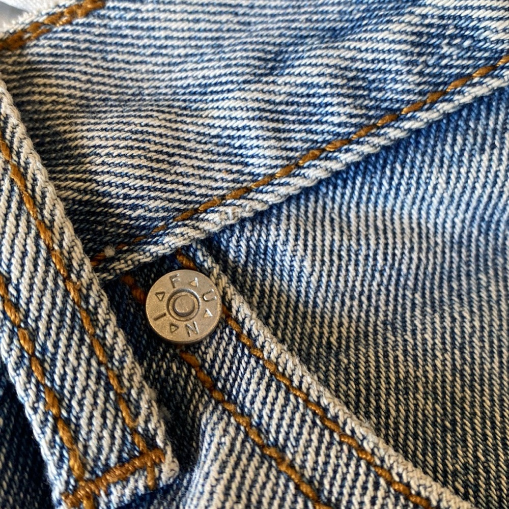 UNIF Vada Denim Shorts Distressed Cuffed - Picture 7 of 10